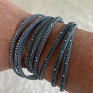 Touchstone crystal wrap bracelet